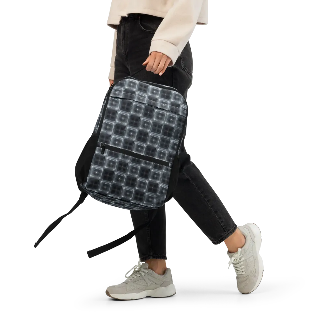 Chrome Grid on Utility Backpack — Front