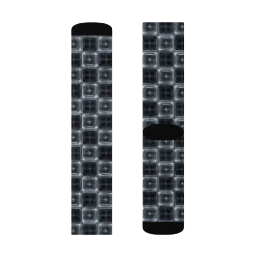 Chrome Grid on a Socks