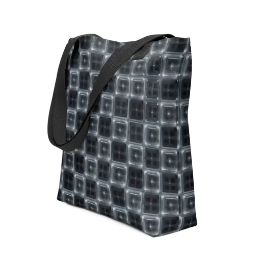 Chrome Grid on a Tote Bag