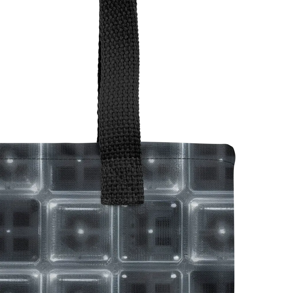 Chrome Grid on Tote Bag — Product details