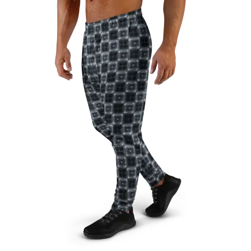 Chrome Grid on a Men's Joggers