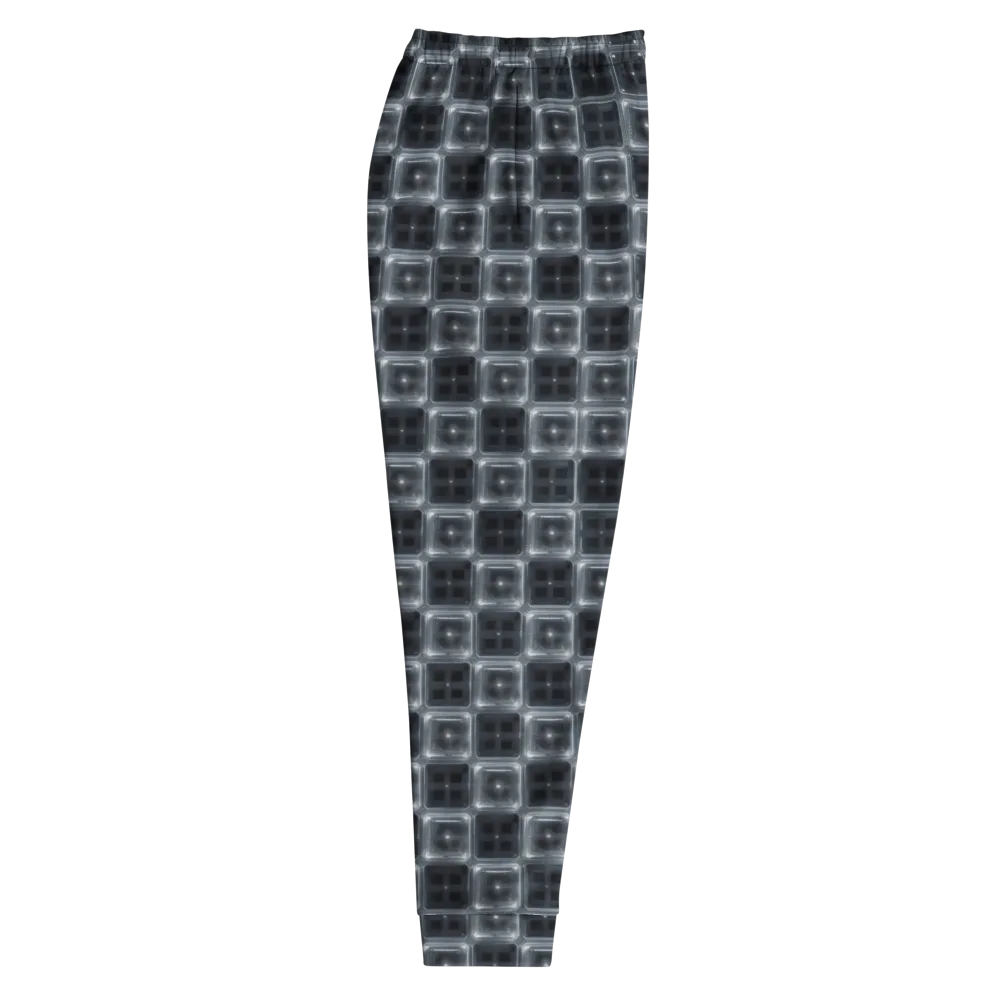 Chrome Grid on Men's Joggers — Right