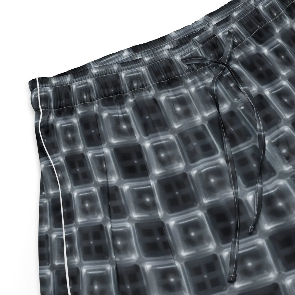 Chrome Grid on Women's Pajama Shorts — Product details