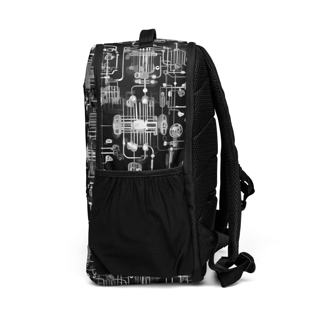 Noir Circuit on Utility Backpack — Left