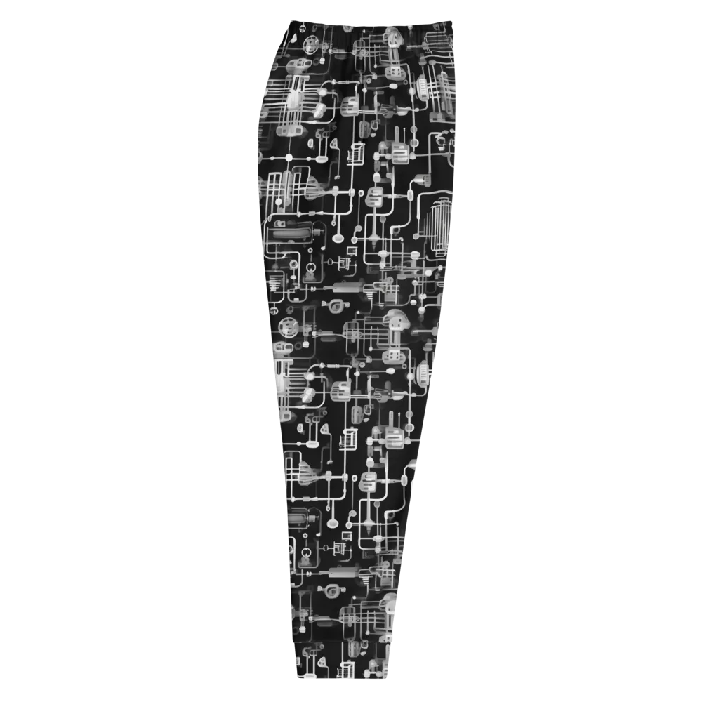 Noir Circuit on Men's Joggers — Right