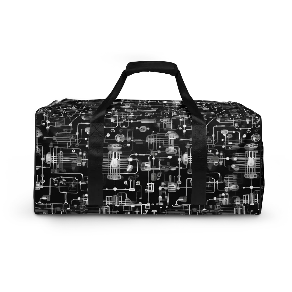 Noir Circuit on Duffle Bag — Back