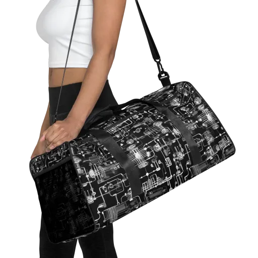 Noir Circuit on a Duffle Bag