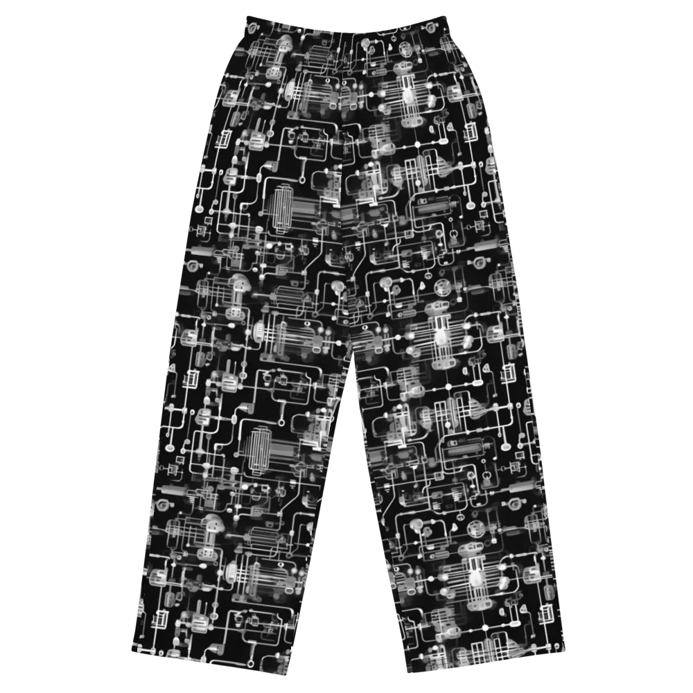Noir Circuit on Wide-Leg Pants — Front