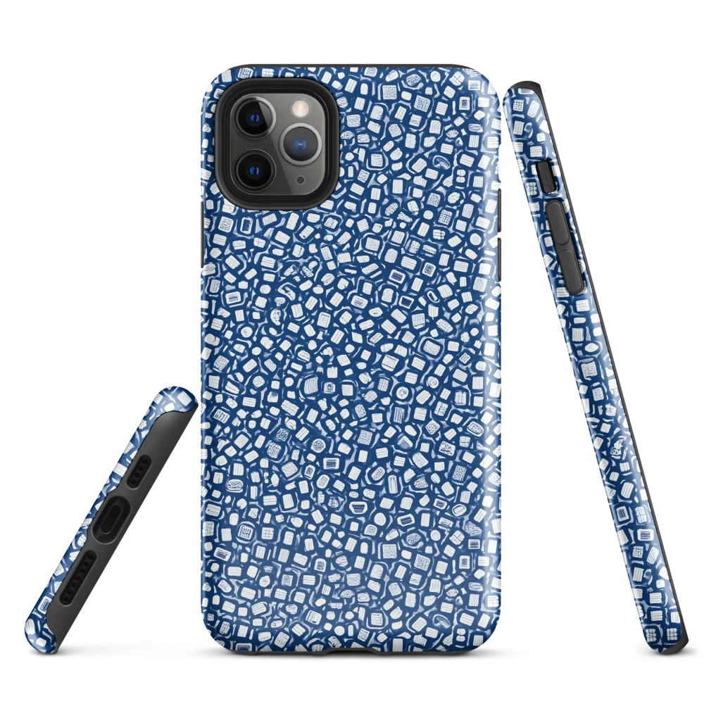 Indigo Scatter on Tough Case for iPhone® — Front