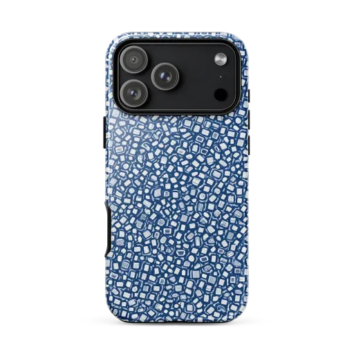 Indigo Scatter on a Tough Case for iPhone®