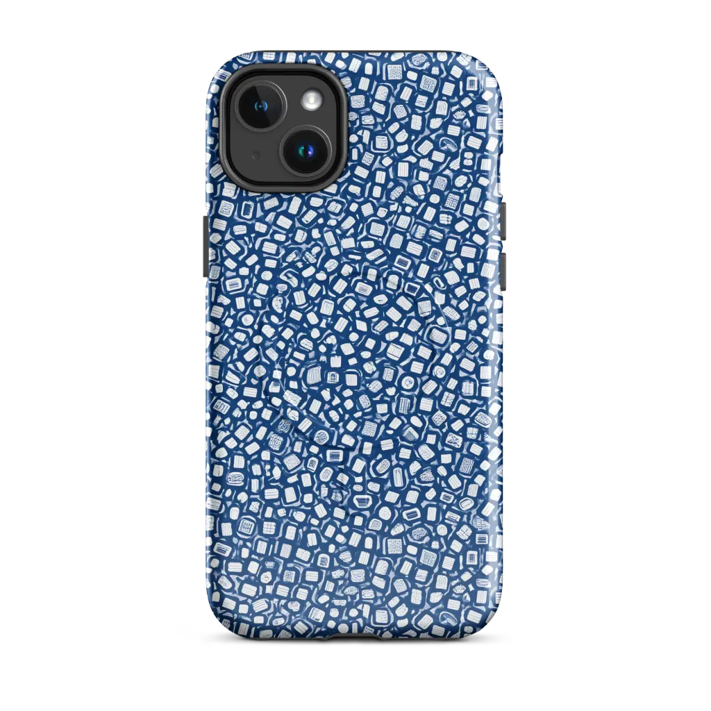 Indigo Scatter on MagSafe Tough Case for iPhone® — Front