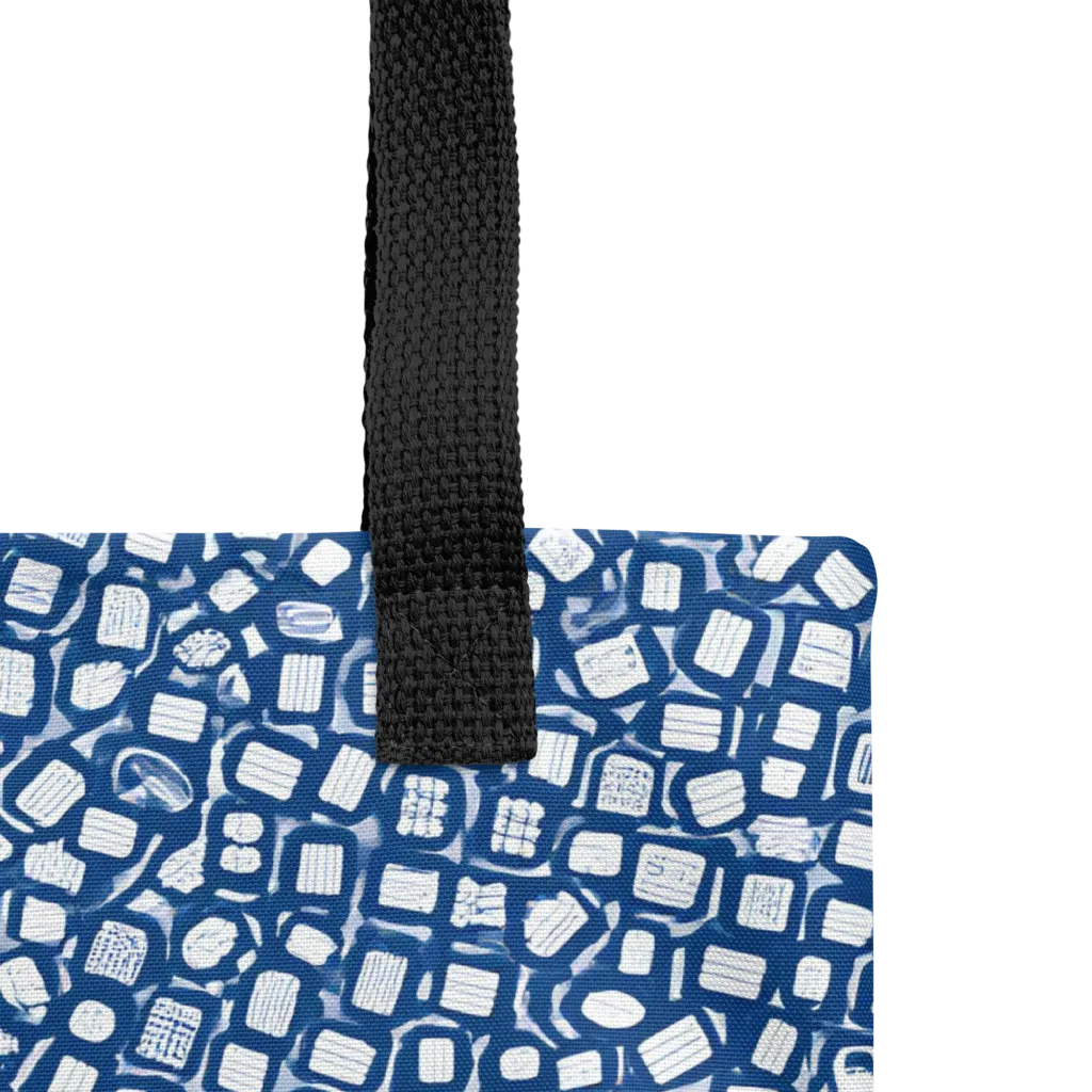 Indigo Scatter on Tote Bag — Product details
