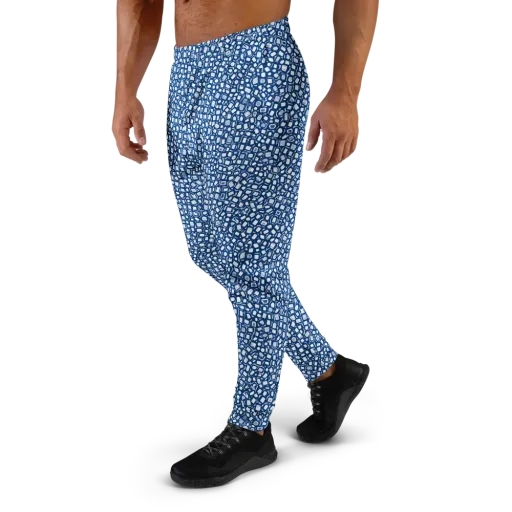 Indigo Scatter on a Men's Joggers