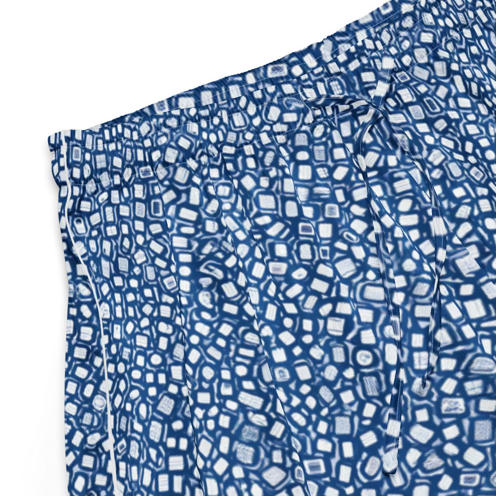 Indigo Scatter on Women's Pajama Shorts — Product details
