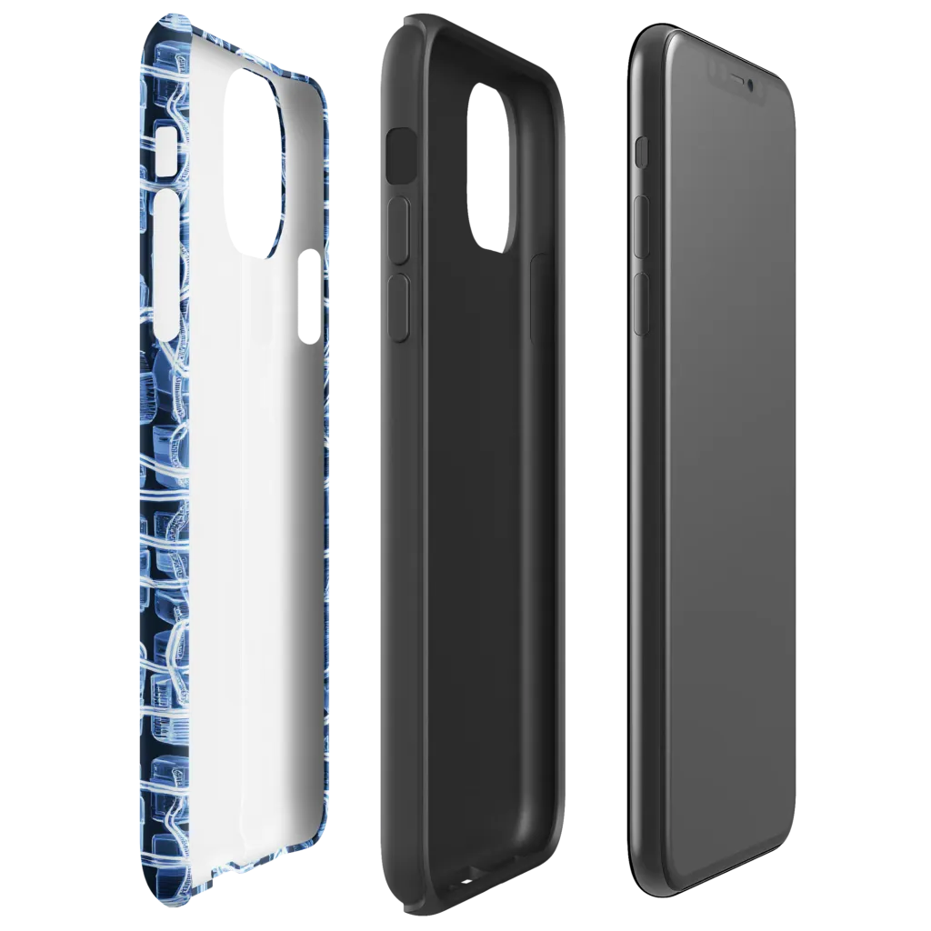 Midnight Circuitry on Tough Case for iPhone® — Right