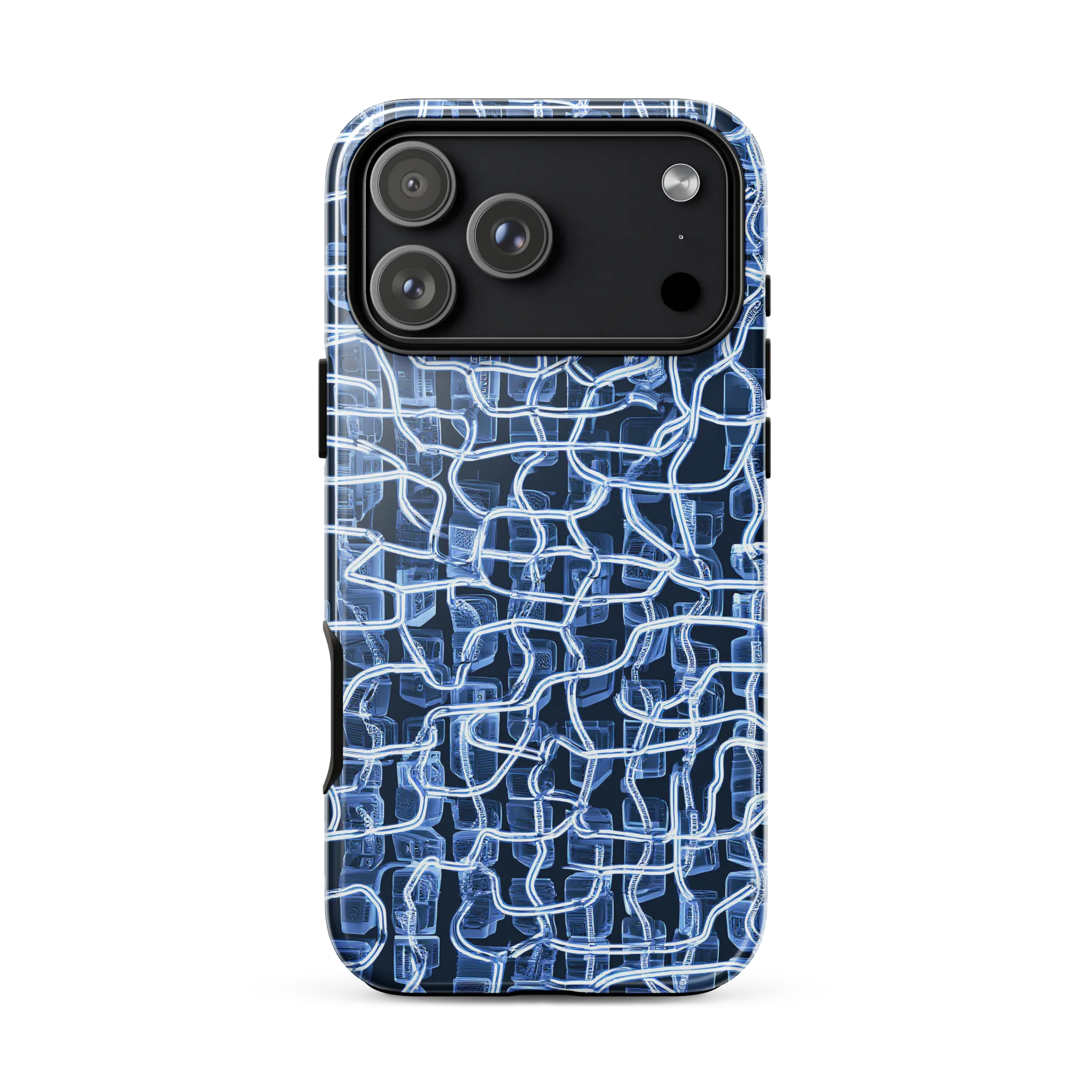 Midnight Circuitry on Tough Case for iPhone® — Front
