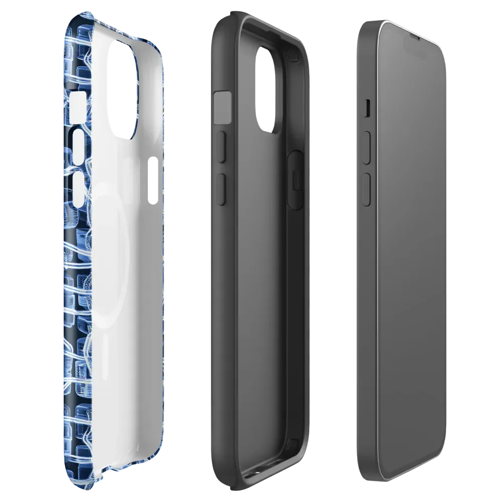 Midnight Circuitry on MagSafe Tough Case for iPhone® — Front