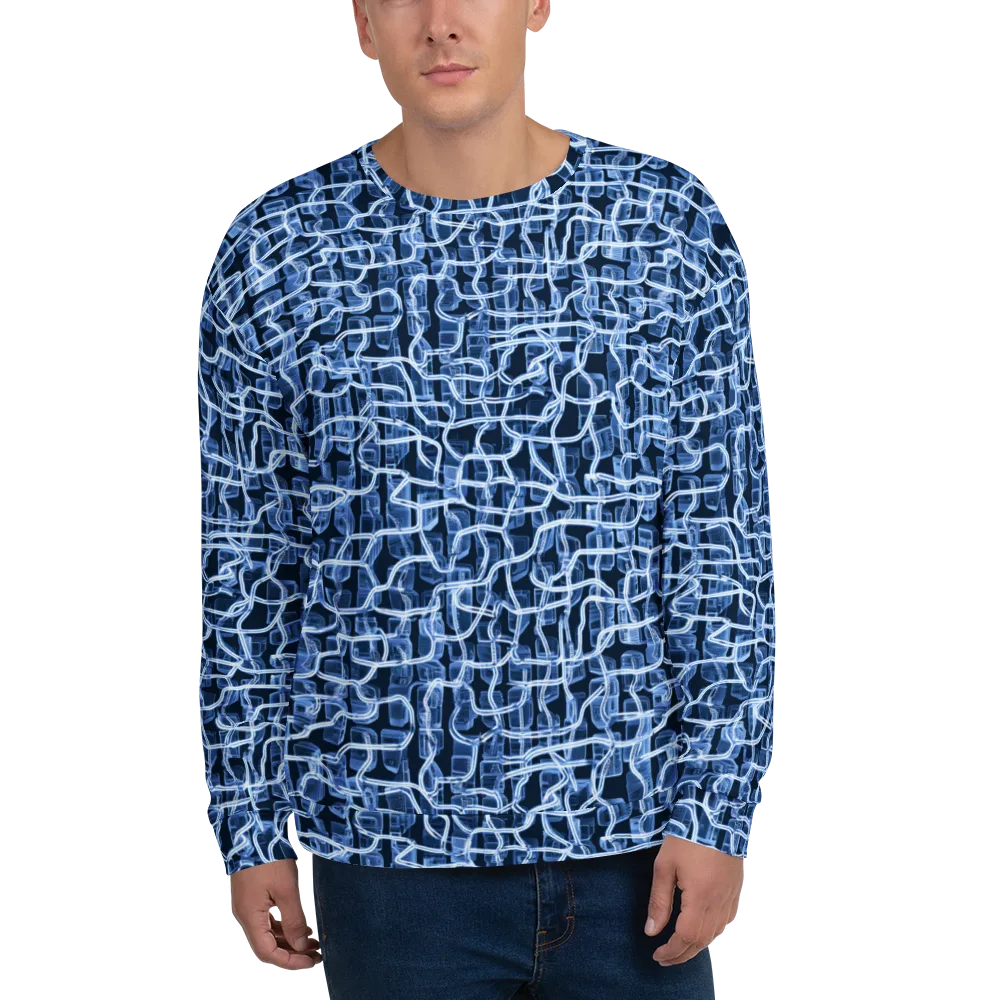 Midnight Circuitry on Sweatshirt — Front