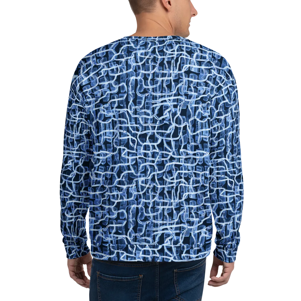 Midnight Circuitry on Sweatshirt — Back