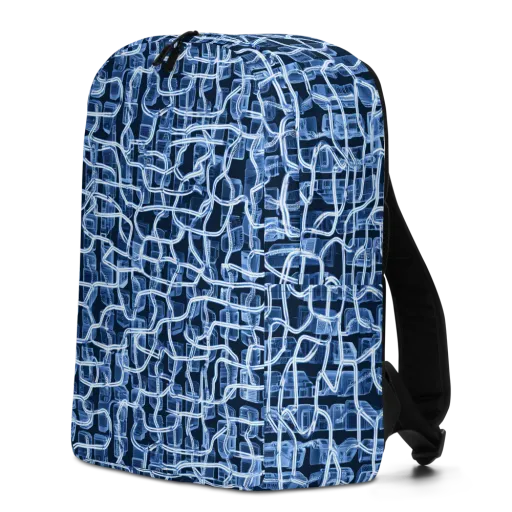 Midnight Circuitry on a Minimalist Backpack
