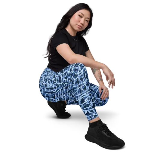 Midnight Circuitry on a Leggings with Pockets