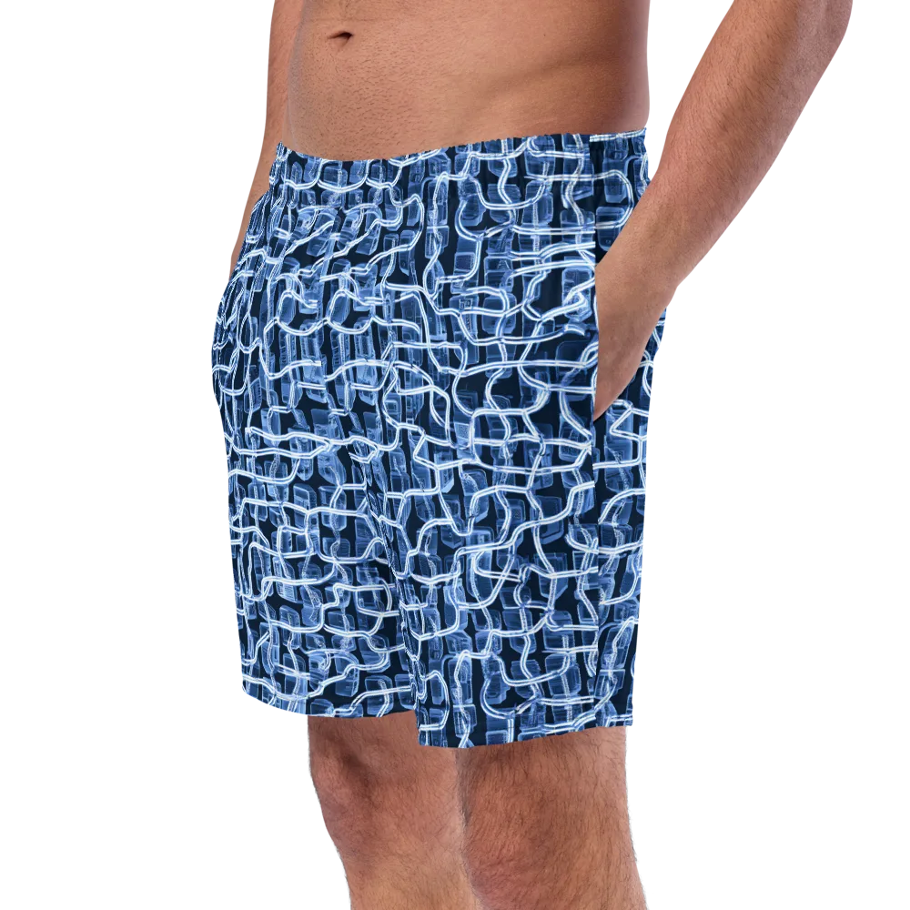 Midnight Circuitry on Swim Trunks — Left Front