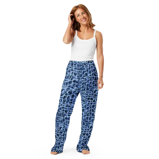 Midnight Circuitry on a Women's Pajama Pants