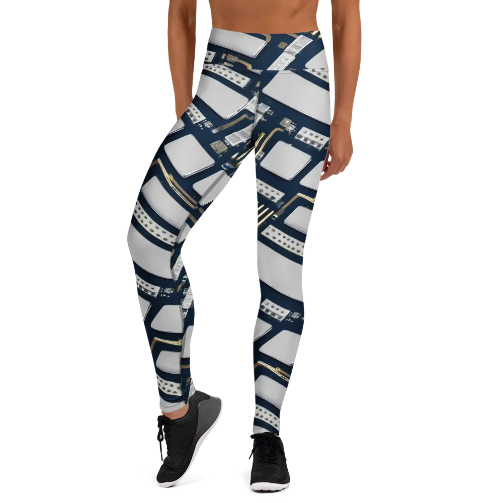 Aurum Interface on Yoga Leggings — Front