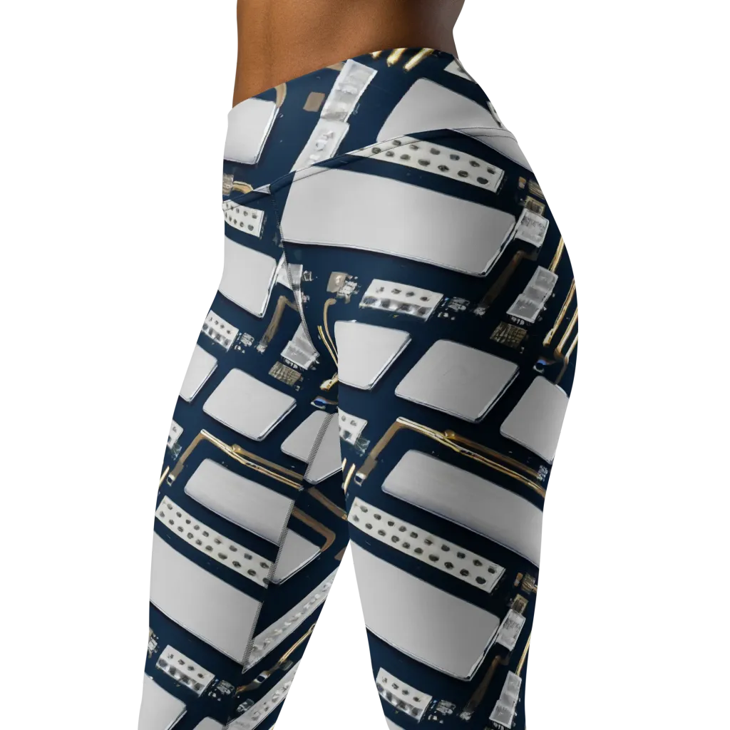 Aurum Interface on Yoga Leggings — Left Front