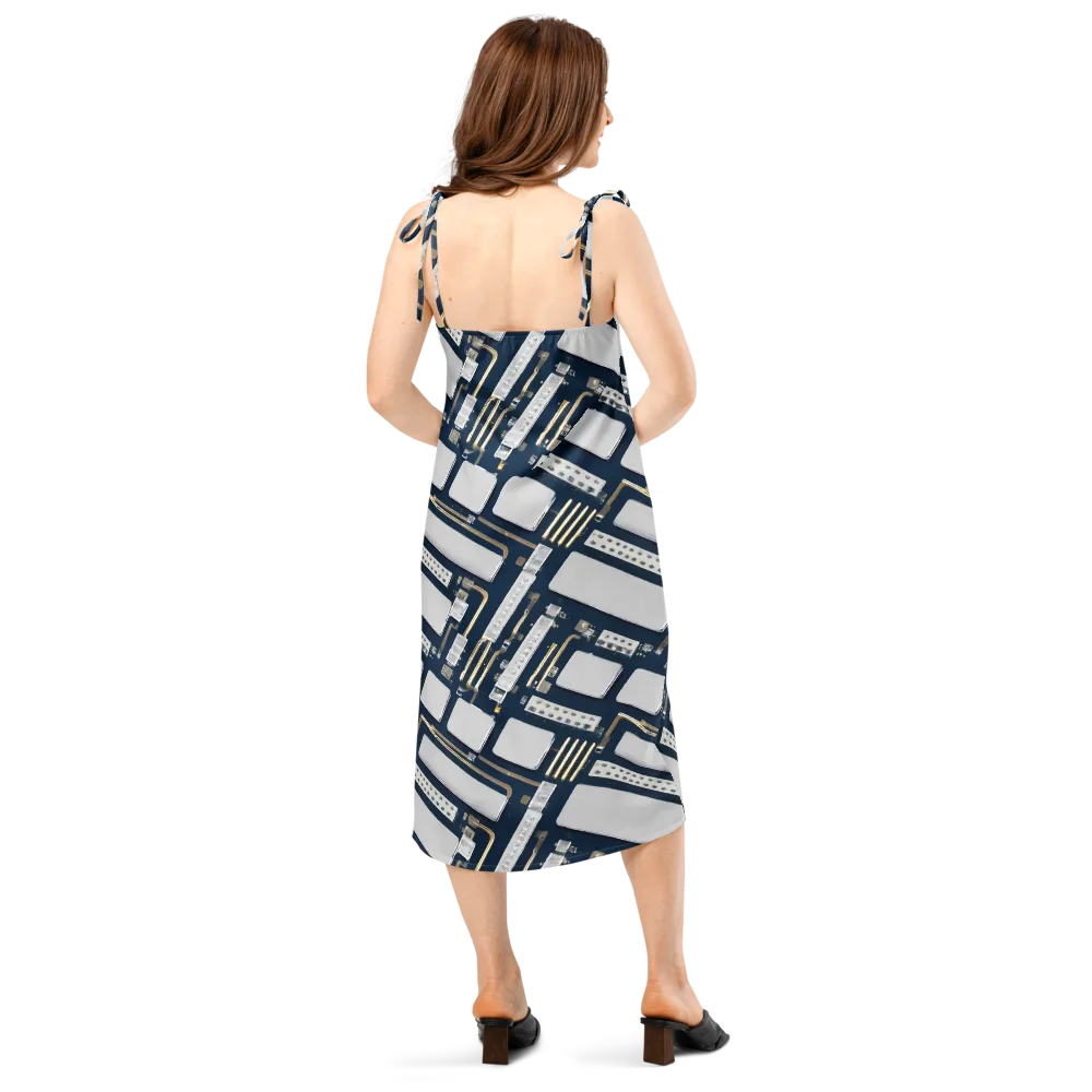 Aurum Interface on Slip Dress — Back