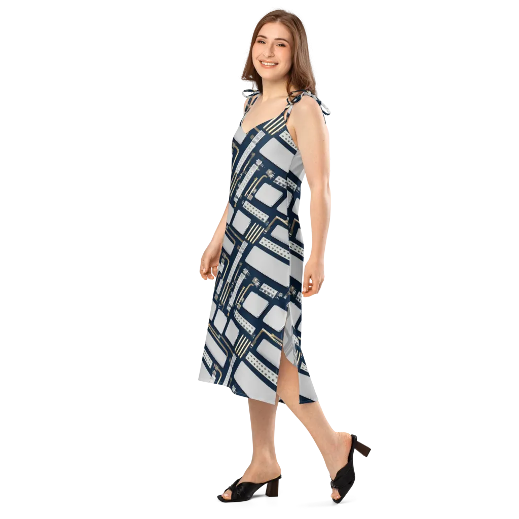 Aurum Interface on Slip Dress — Left Front