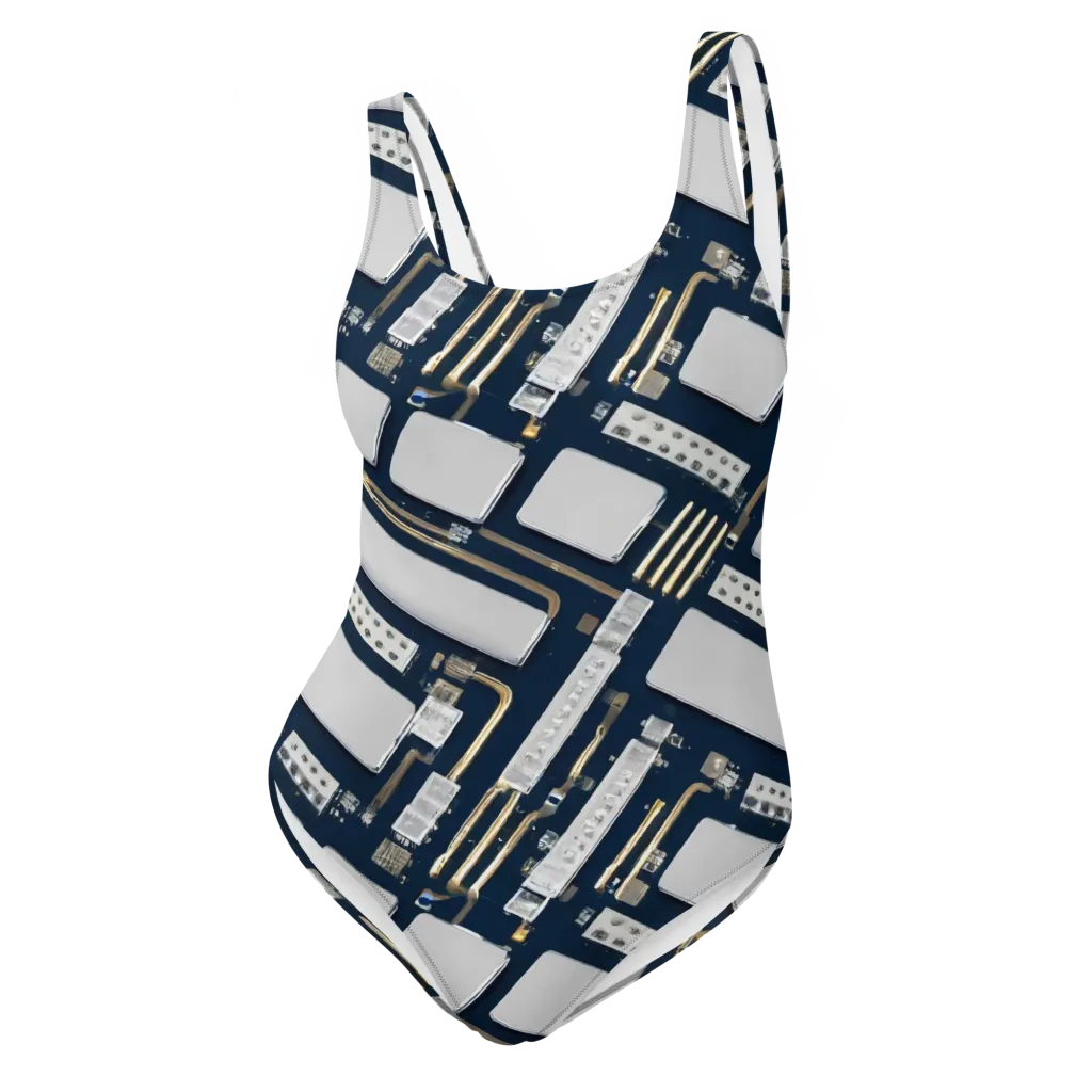 Aurum Interface on One-Piece Swimsuit — Front