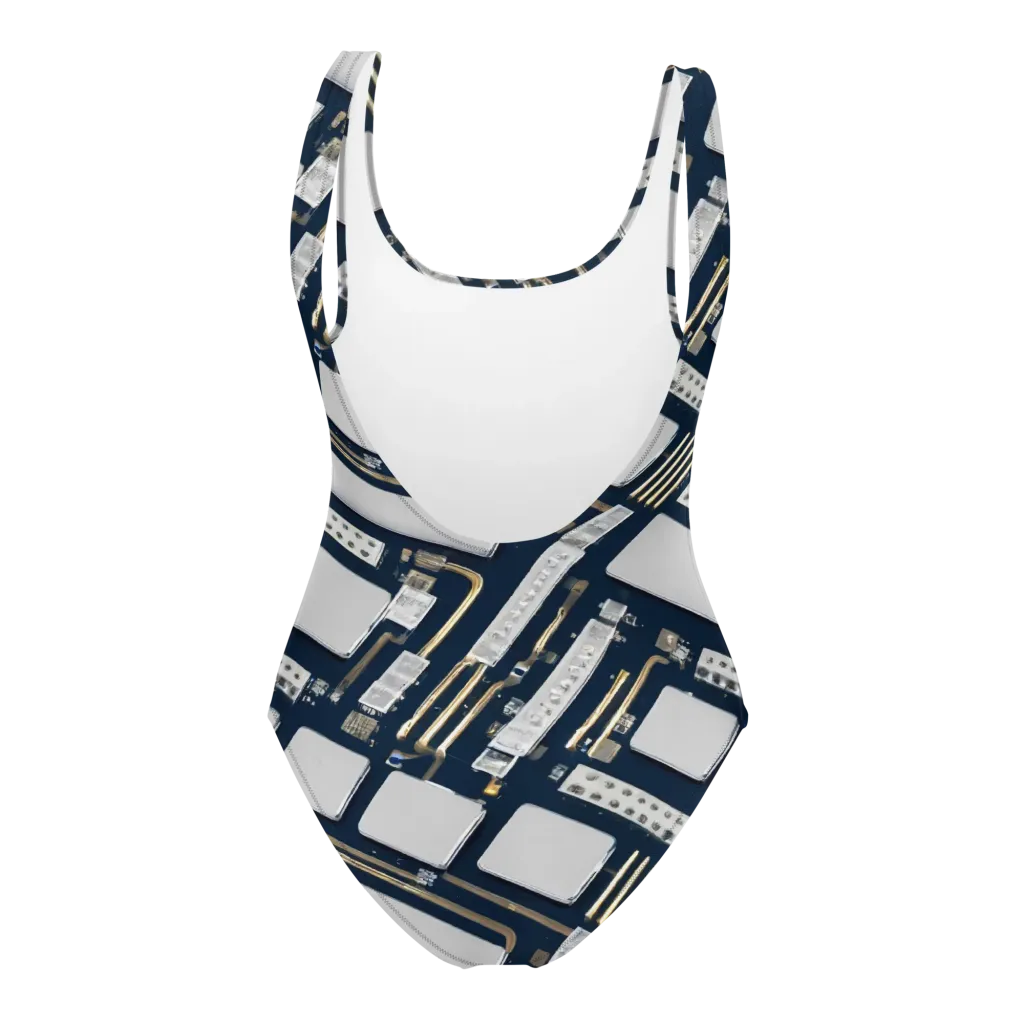 Aurum Interface on One-Piece Swimsuit — Back