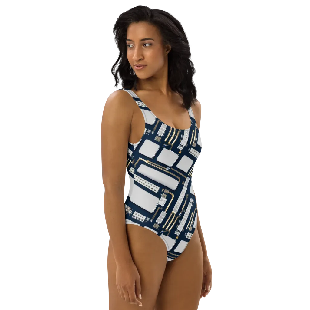 Aurum Interface on One-Piece Swimsuit — Right