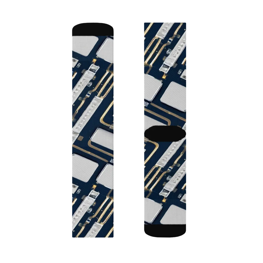 Aurum Interface on Socks — Left Sock