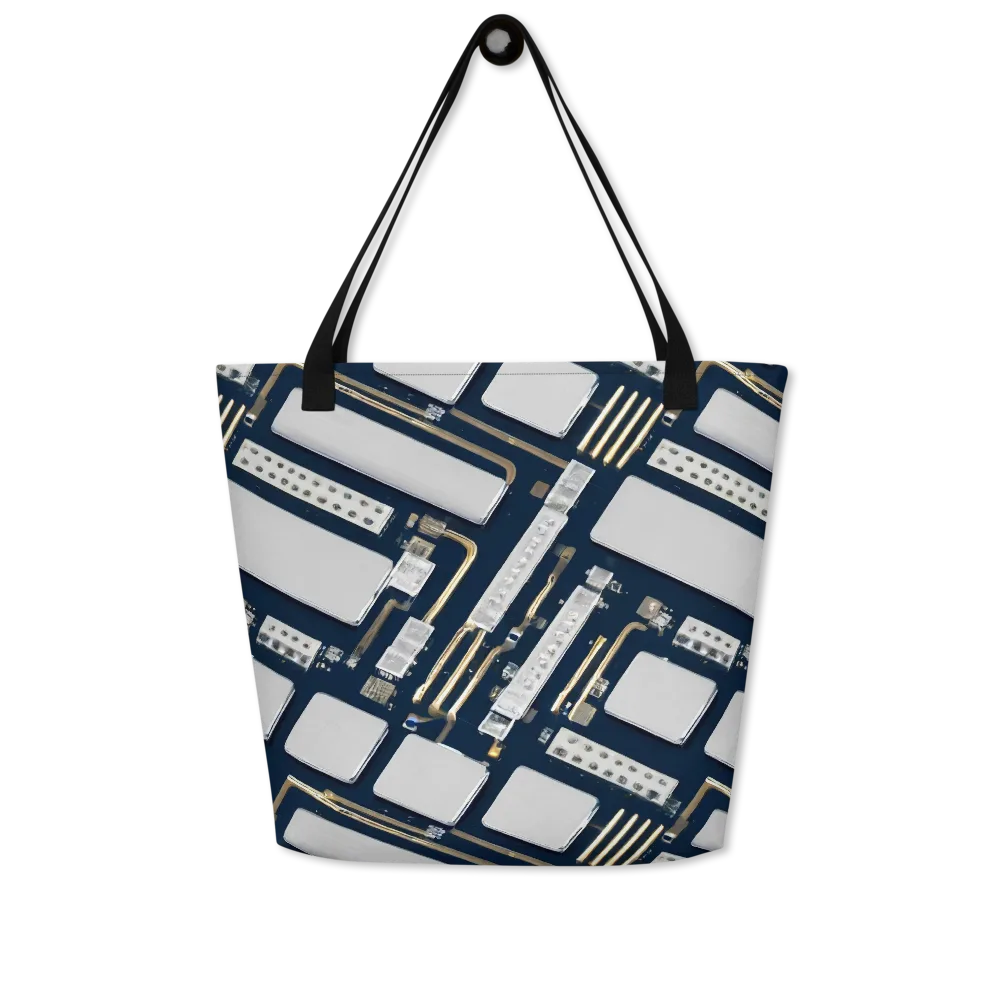 Aurum Interface on Large Tote Bag W/ Pocket — Front