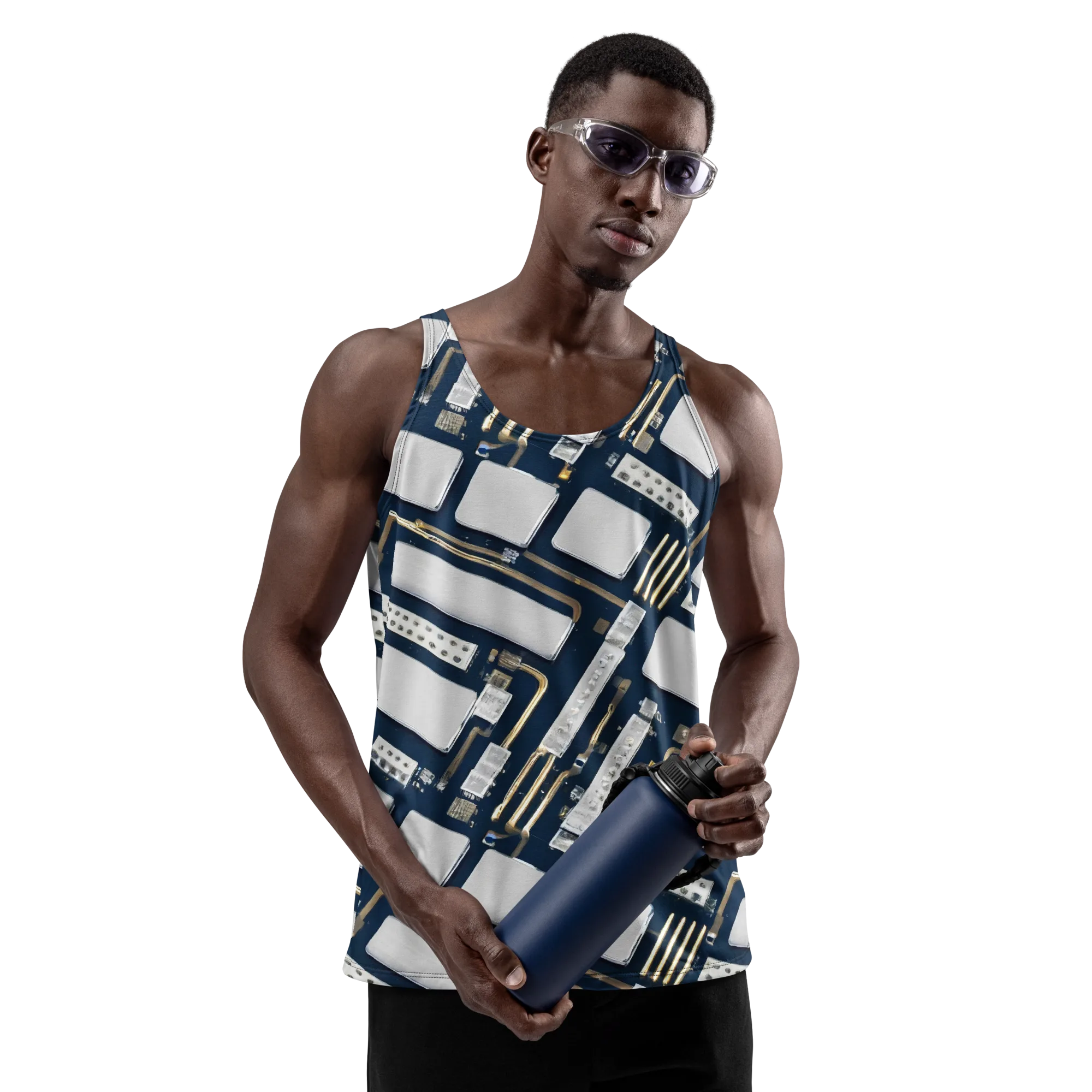Aurum Interface on Men's Tank Top — Front
