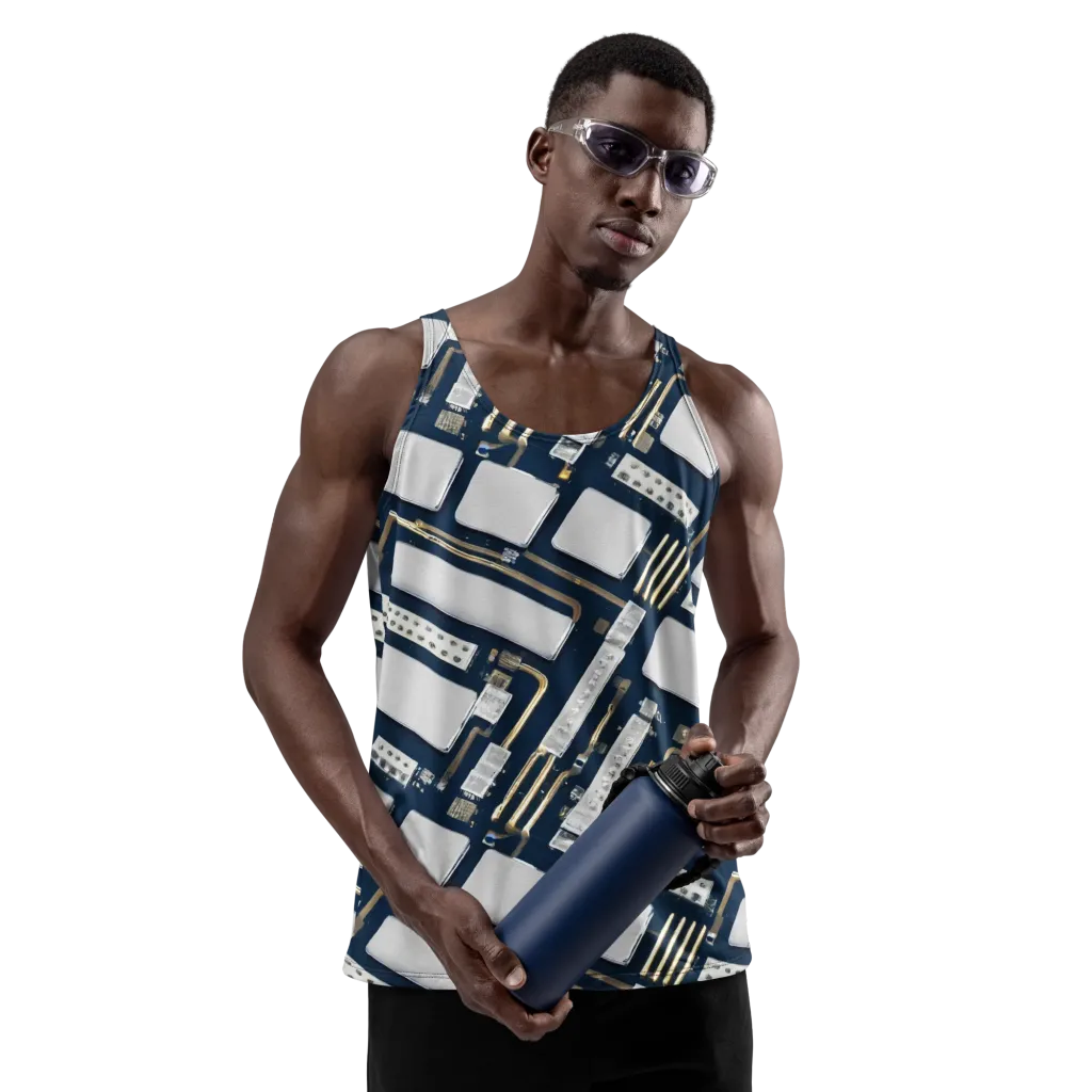 Aurum Interface on Men's Tank Top — Front