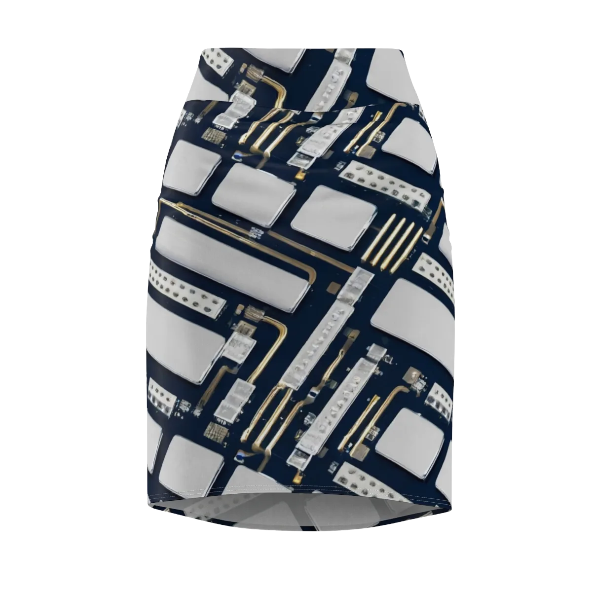 Aurum Interface on Pencil Skirt — Front