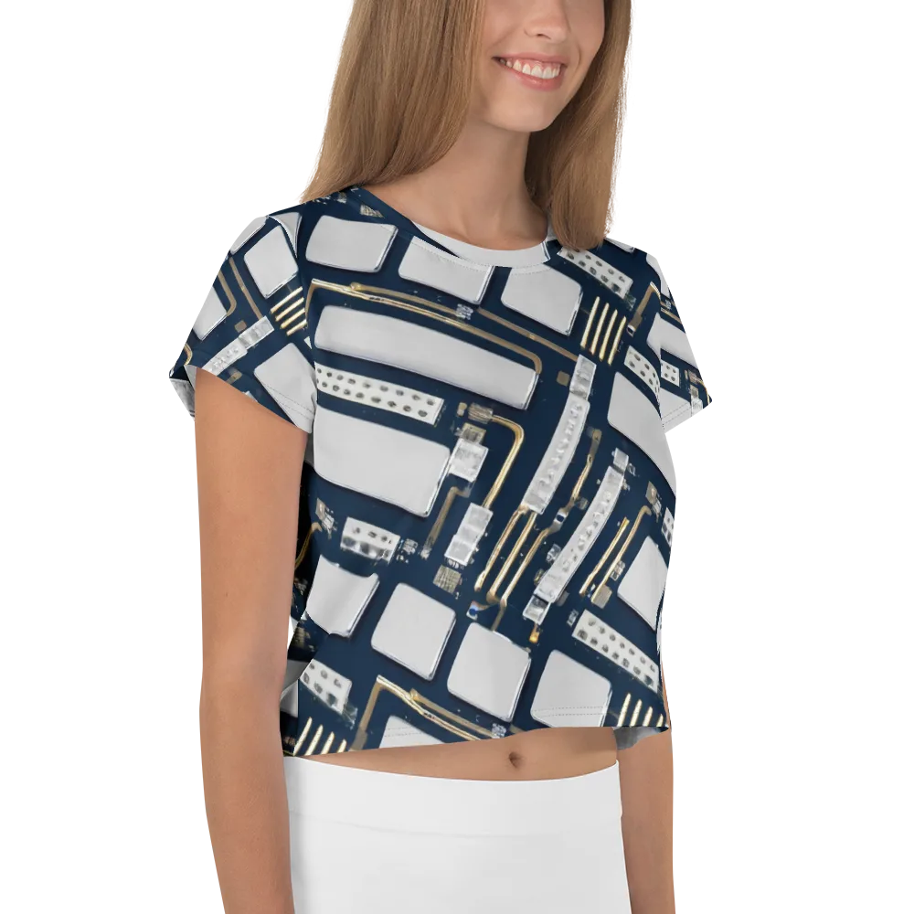 Aurum Interface on Crop Tee — Right