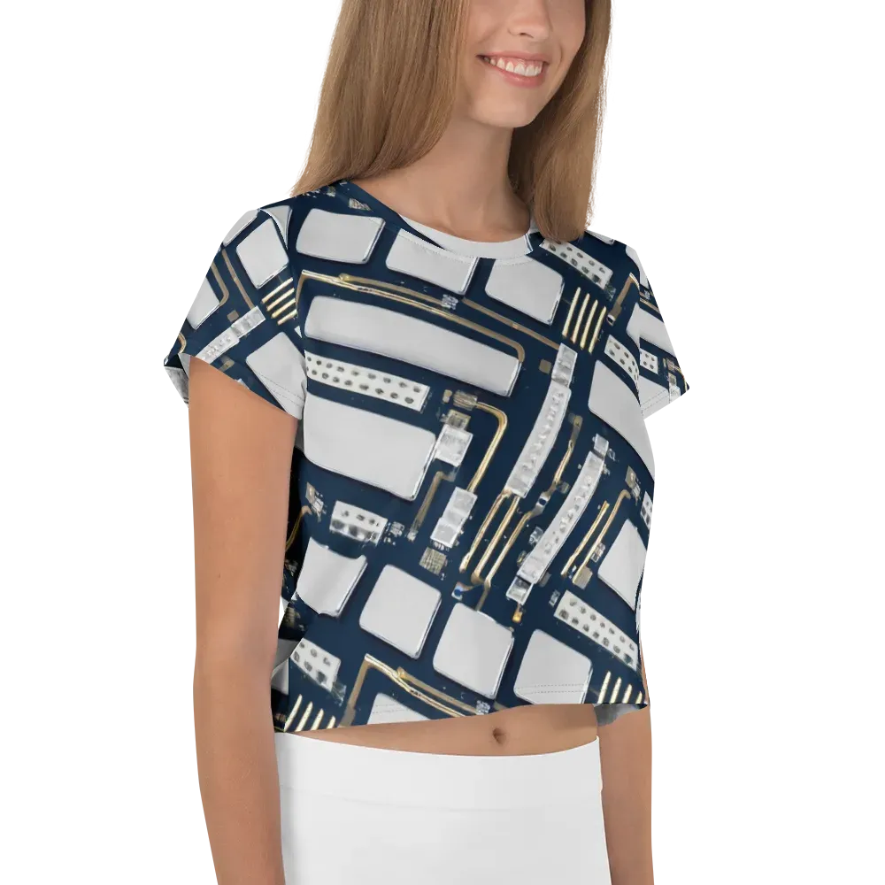 Aurum Interface on Crop Tee — Right
