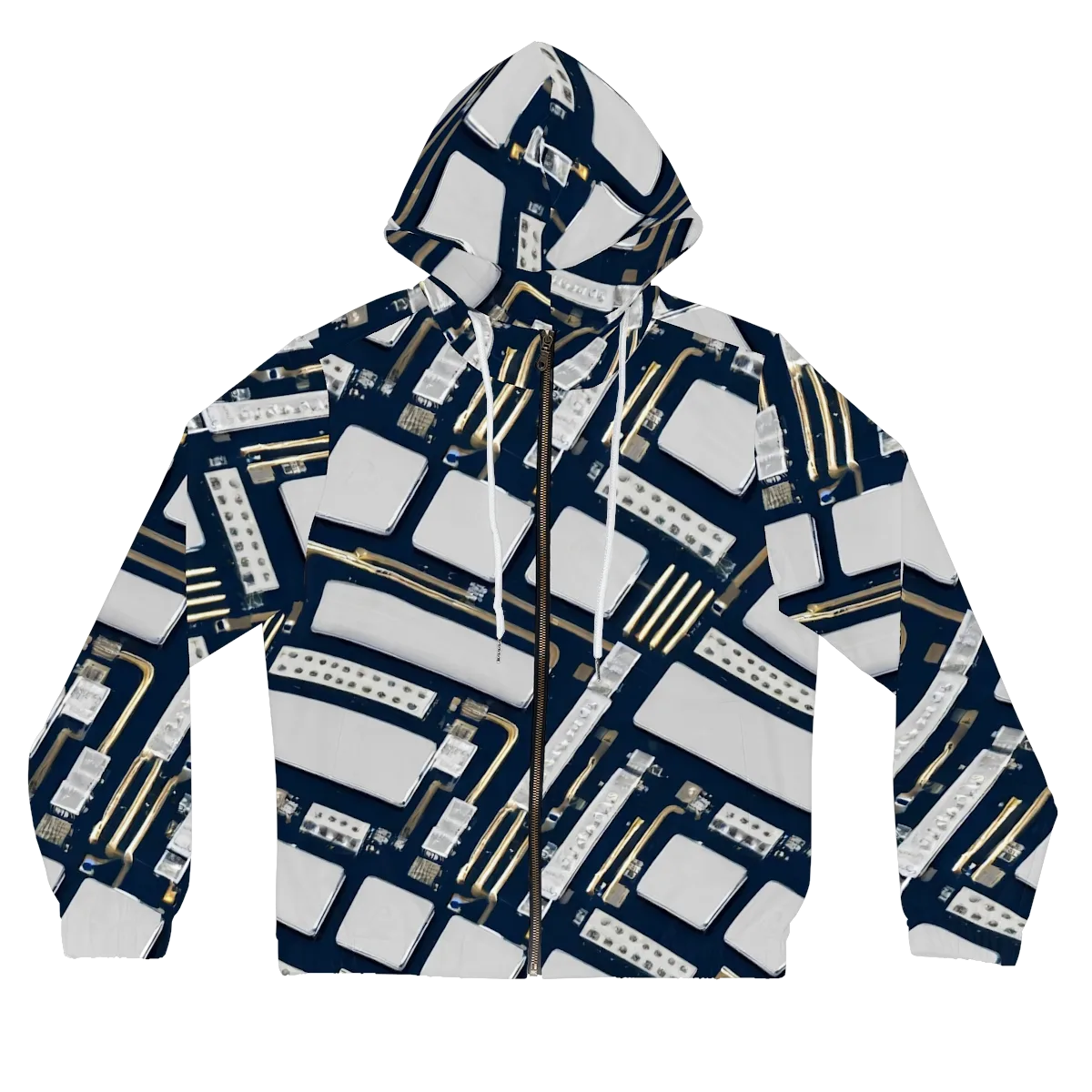 Aurum Interface on Women's Full-Zip Hoodie — Front