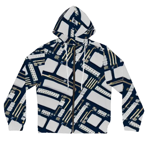 Aurum Interface on a Women's Full-Zip Hoodie