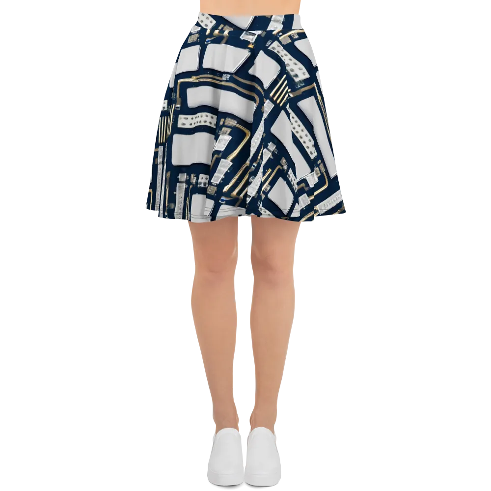 Aurum Interface on Skater Skirt — Front