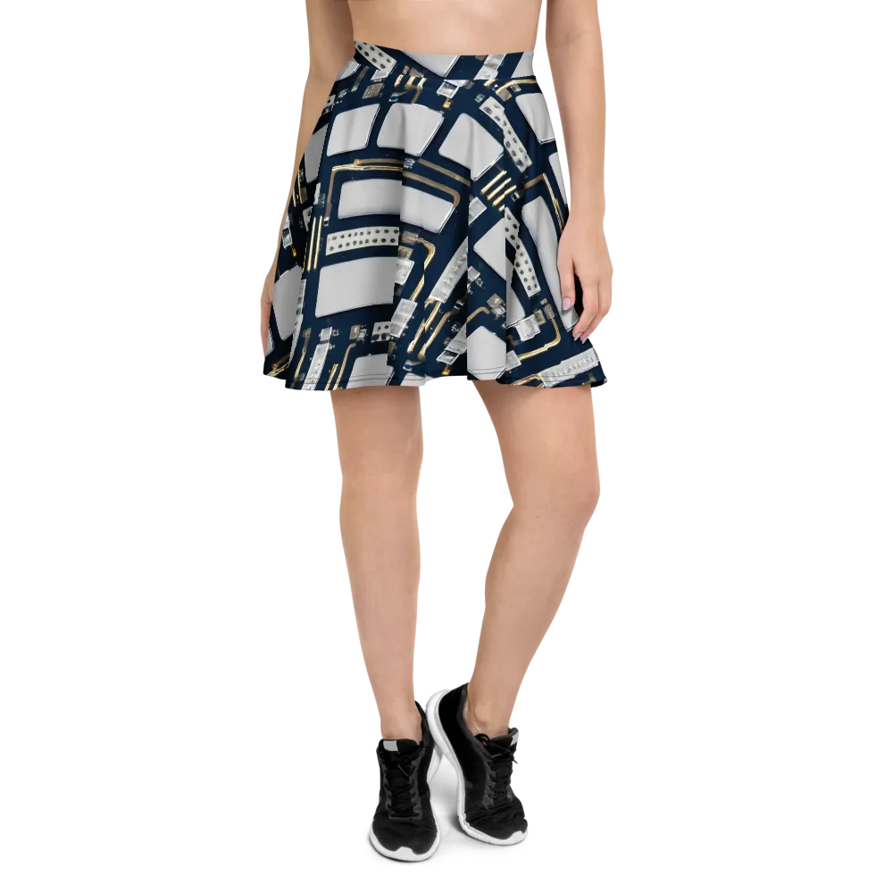 Aurum Interface on Skater Skirt — Front