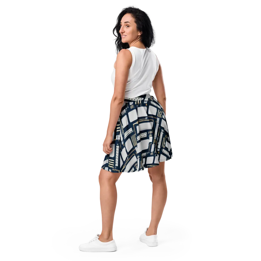 Aurum Interface on Skater Skirt — Back