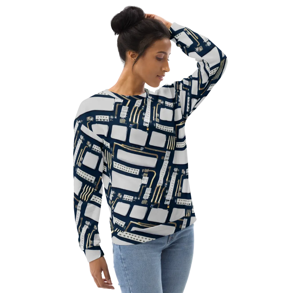 Aurum Interface on Sweatshirt — Right Front