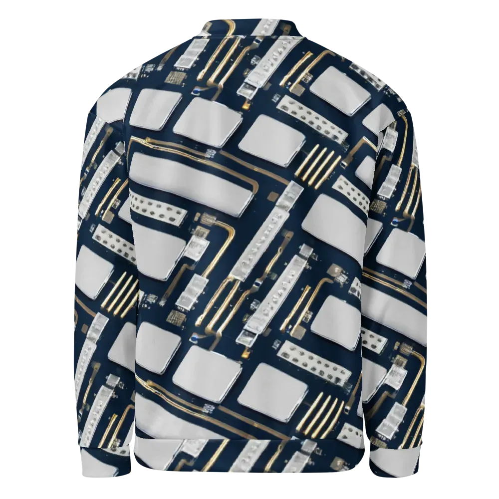 Aurum Interface on Bomber Jacket — Back