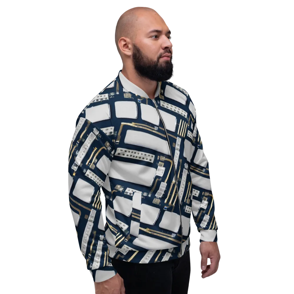 Aurum Interface on Bomber Jacket — Right