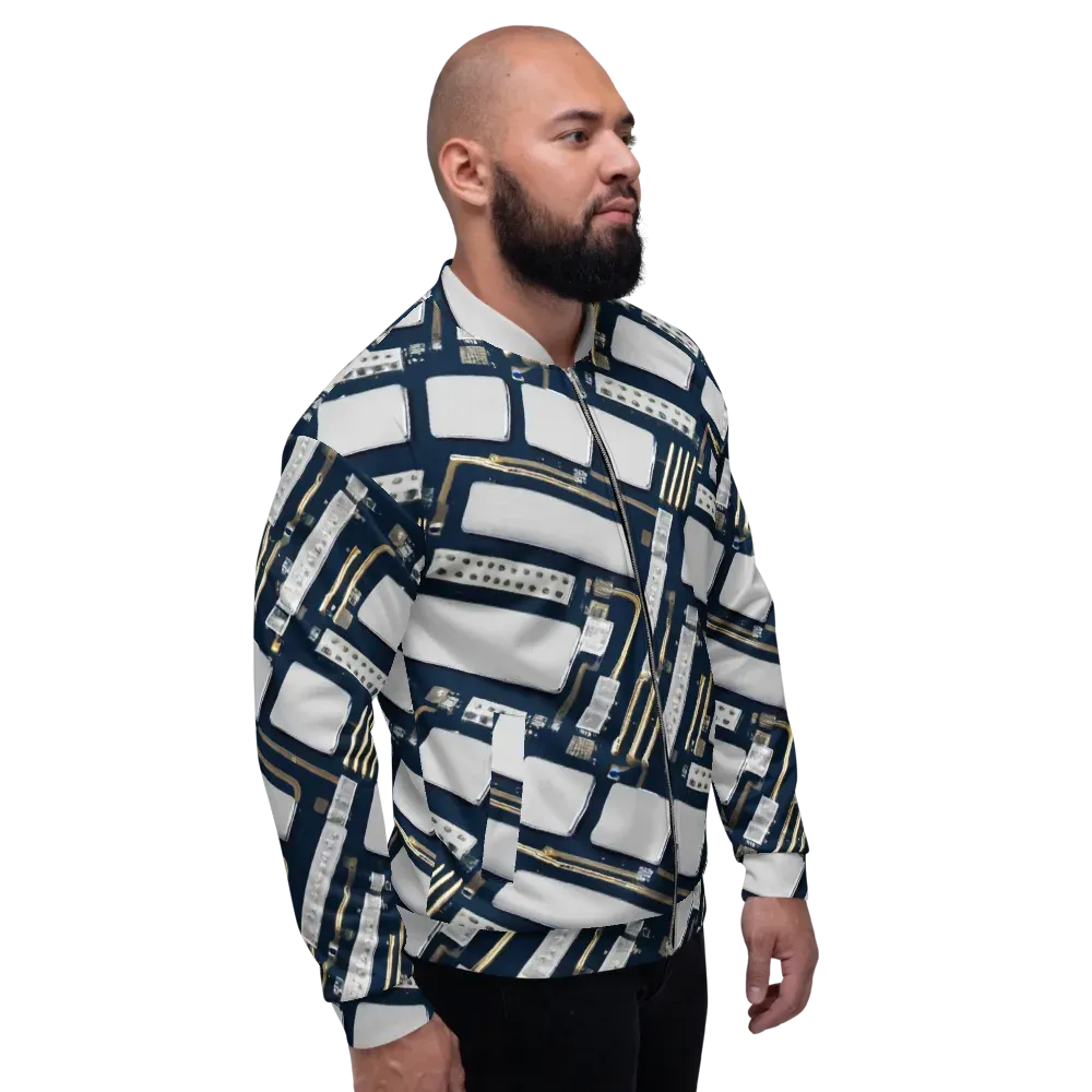 Aurum Interface on Bomber Jacket — Right